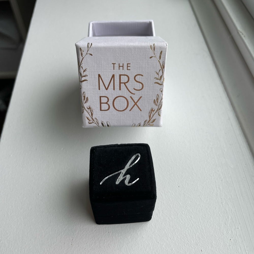 The Mrs. Box Black Velvet Box